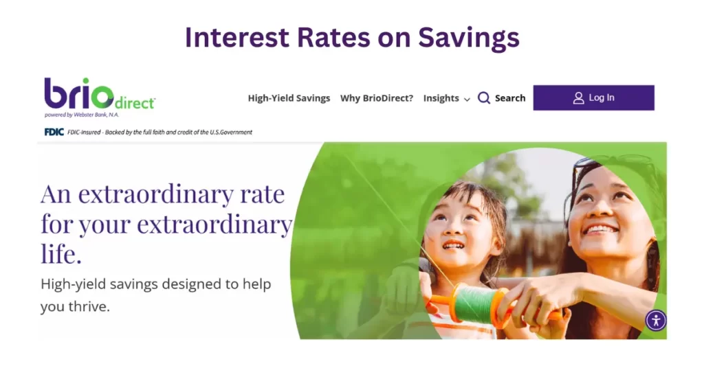 Interest Rates on Savings