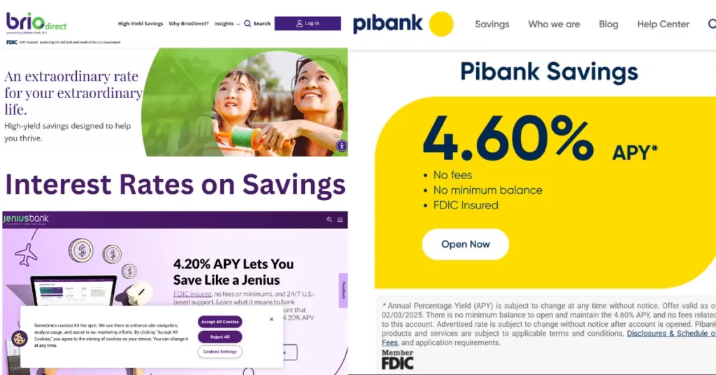 Best Interest Rates on Savings Accounts in the USA