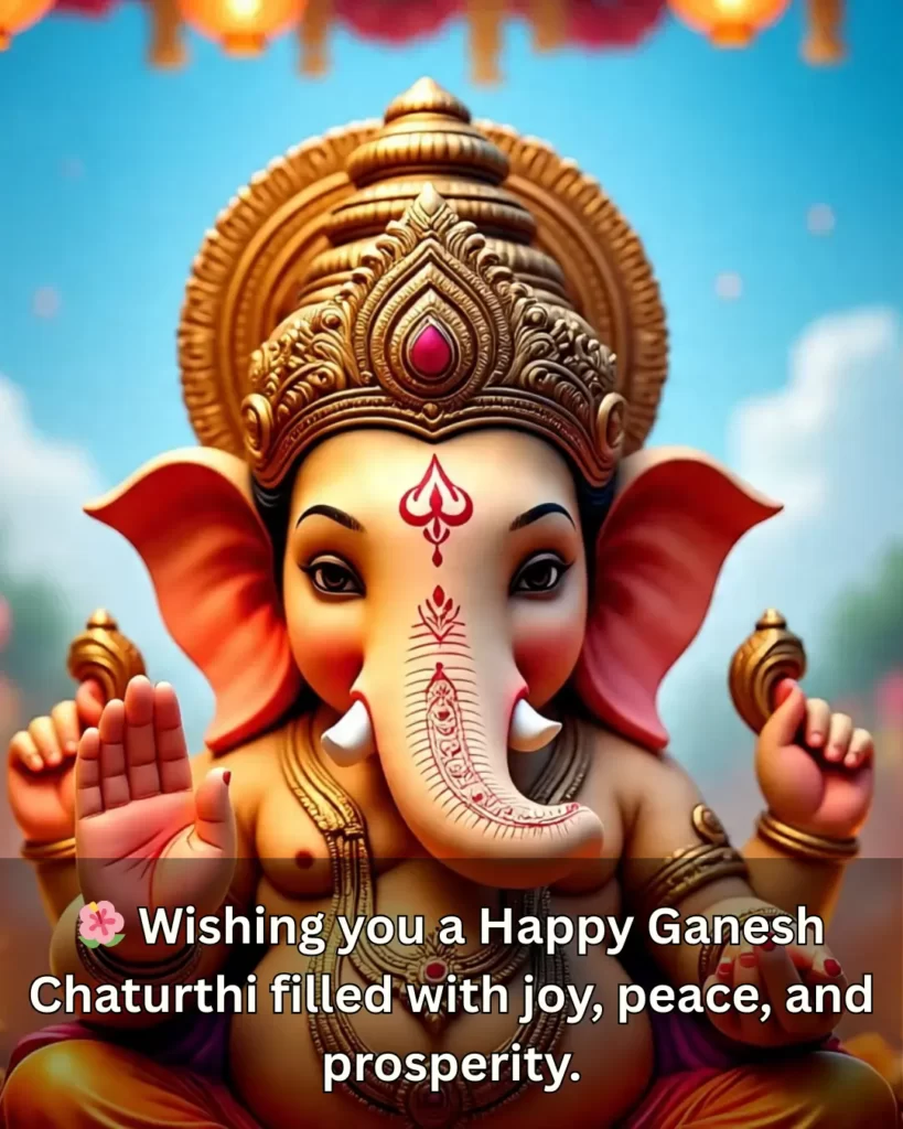 Cream and Gold Traditional Ganesh Chaturthi Greeting Instagram Post 6