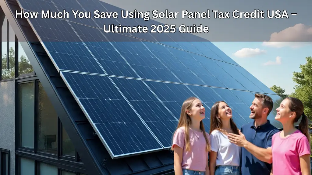How Much You Save Using Solar Panel Tax Credit USA – Ultimate 2025 Guide