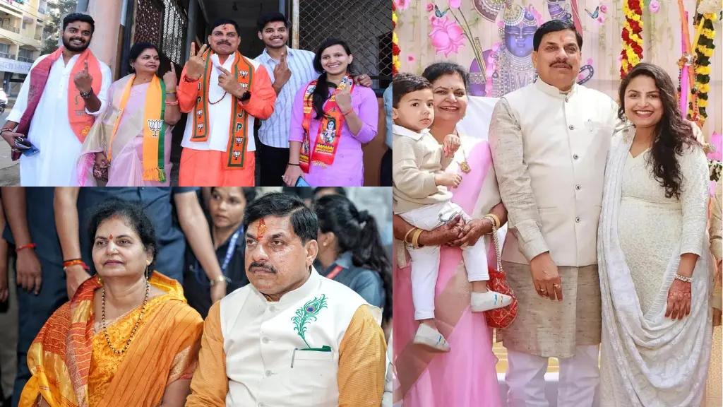 Mohan Yadav Family Photo