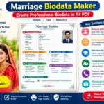 free marriage biodata maker